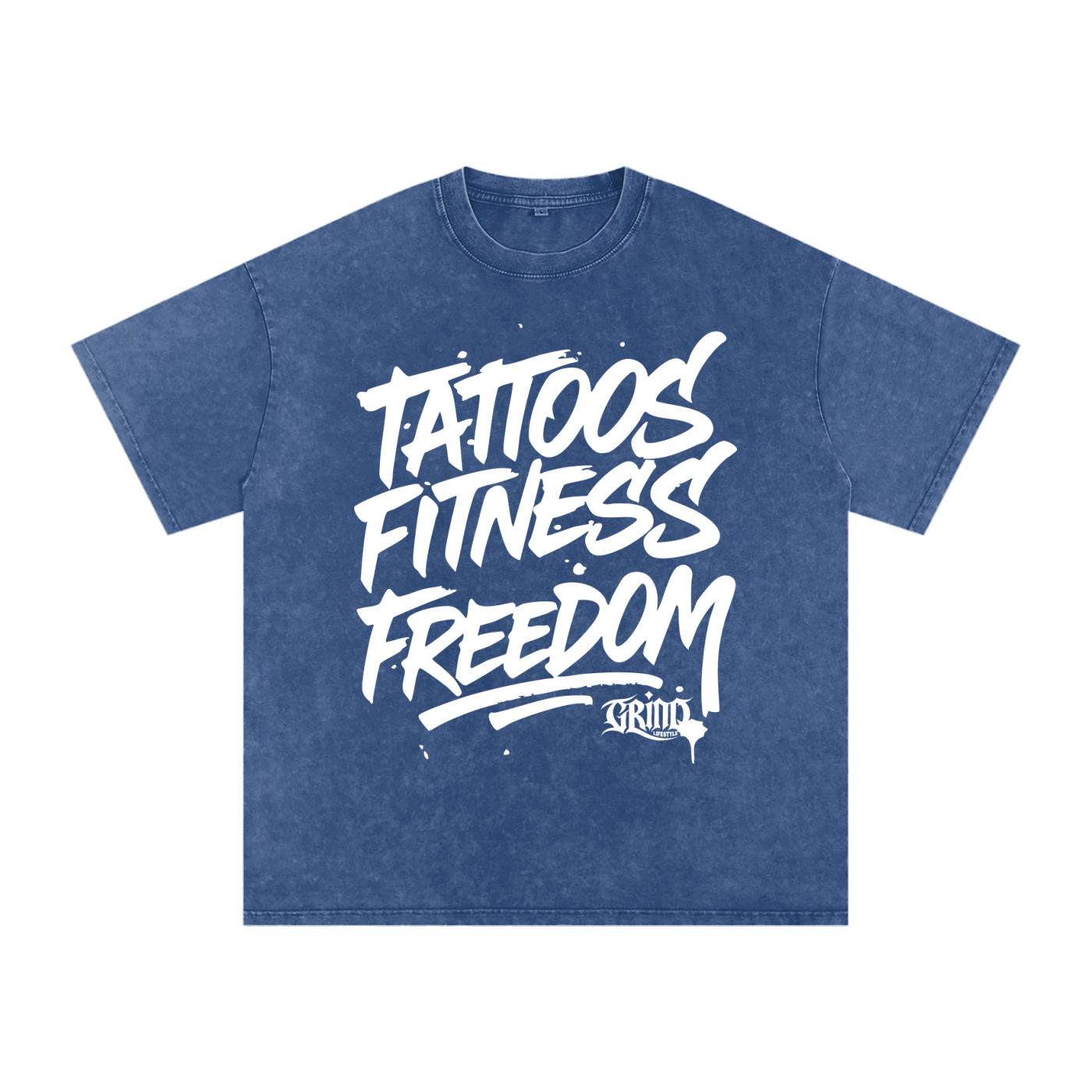 Tattoos, Fitness, Freedom Oversized T