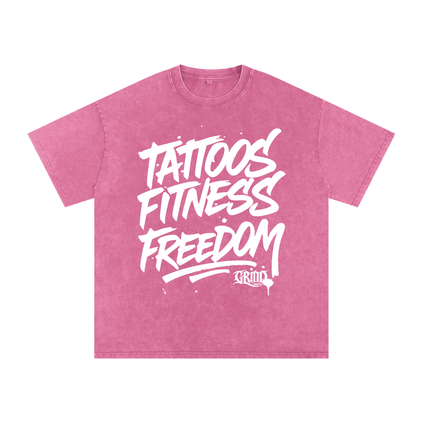 Tattoos, Fitness, Freedom Oversized T