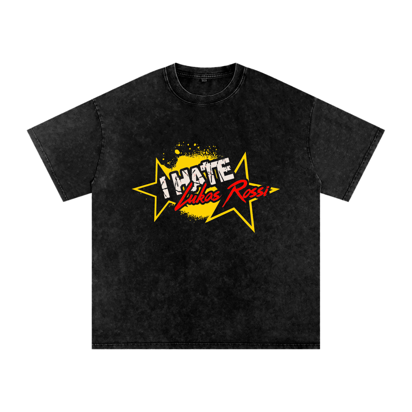 Hater Bait Acid Wash Oversize T-Shirt Red Variant
