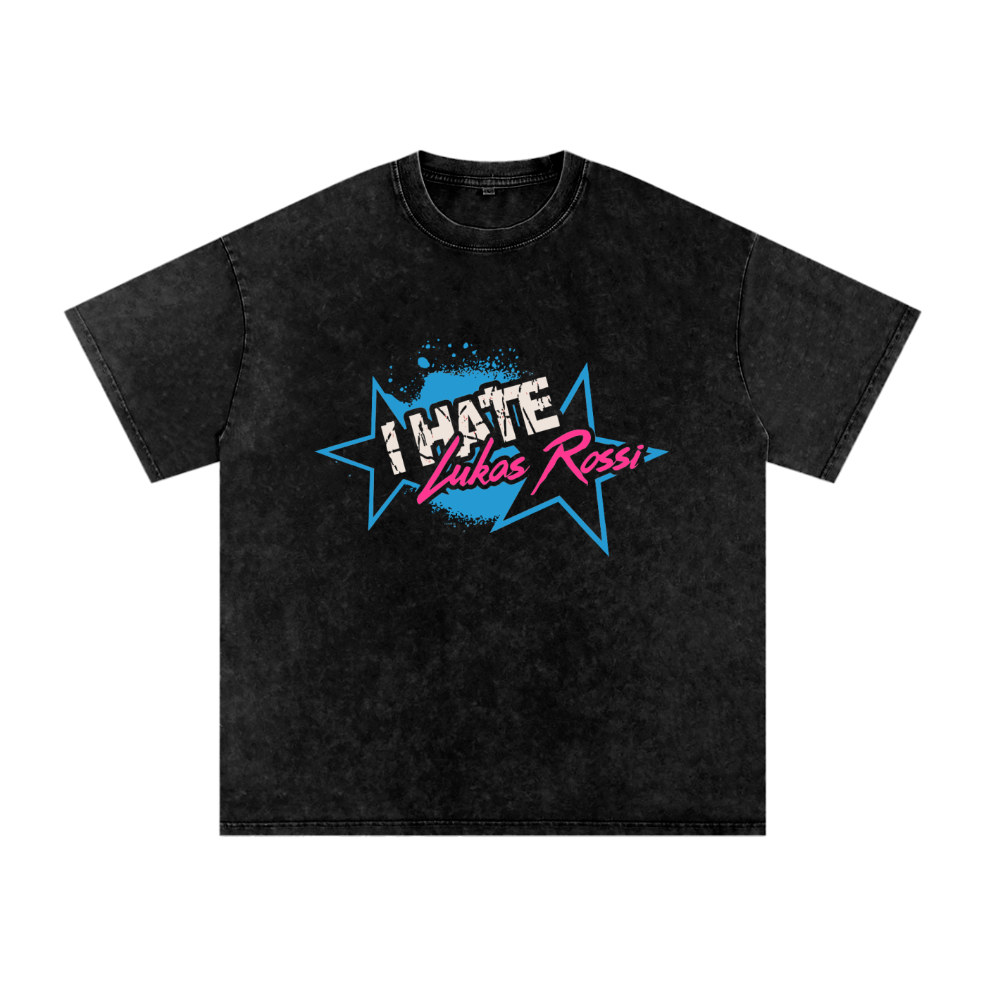 Hater Bait Acid Wash Oversize T-Shirt Pink Variant