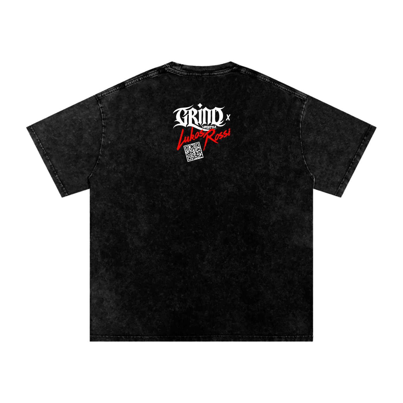 Jealous AF Acid Wash Oversize T-Shirt Red Variant