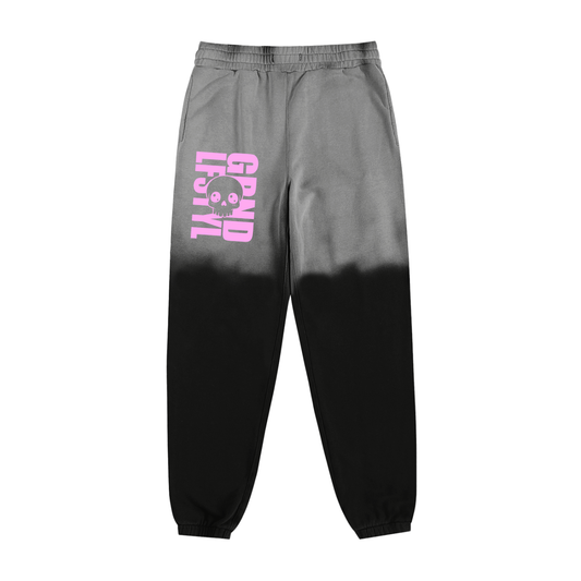 GRND Skully Pink Drawstring Sweatpants