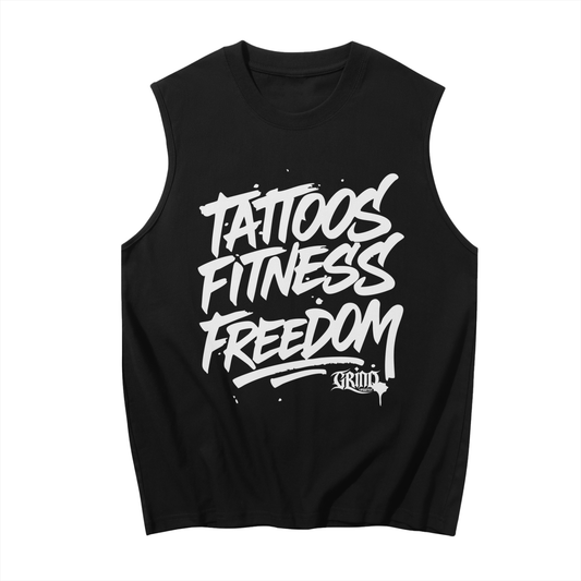 Tattoos, Fitness, Freedom Sleeveless
