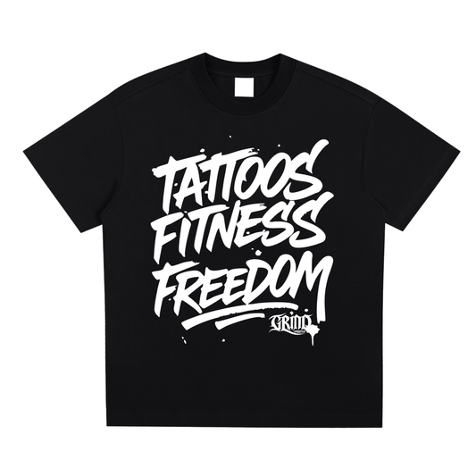 Tattoos, Fitness, Freedom Quick-Dry Cooling T-shirt