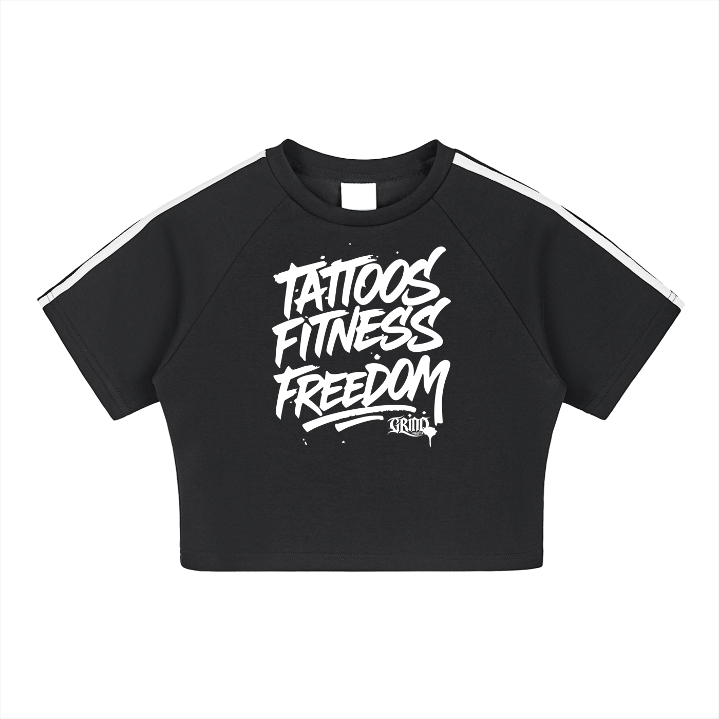 Tattoos, Fitness, Freedom Performance Crop Top