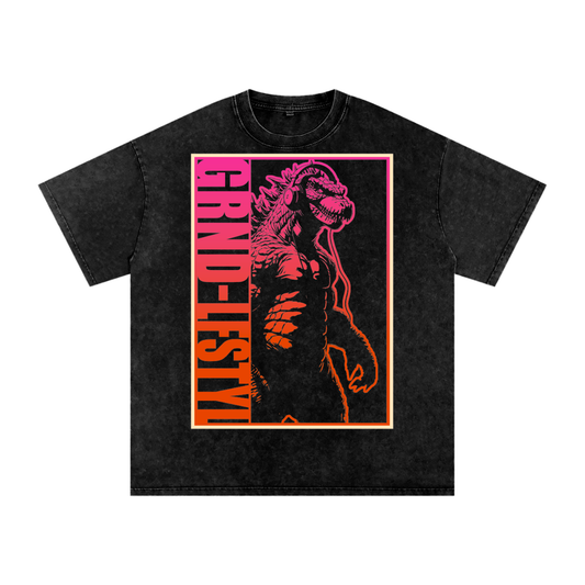 GrindZilla Acid Wash Oversize T-Shirt