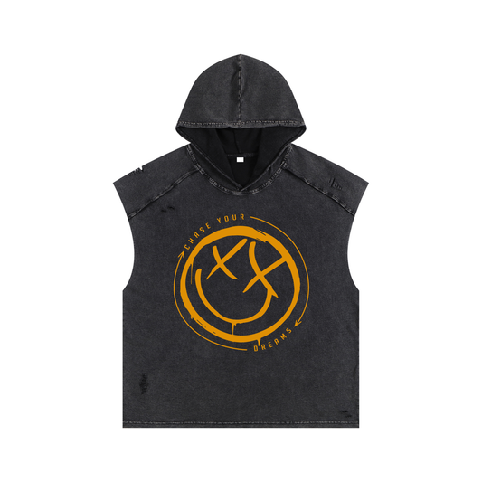 Dreams Boxy Hooded Tank Top