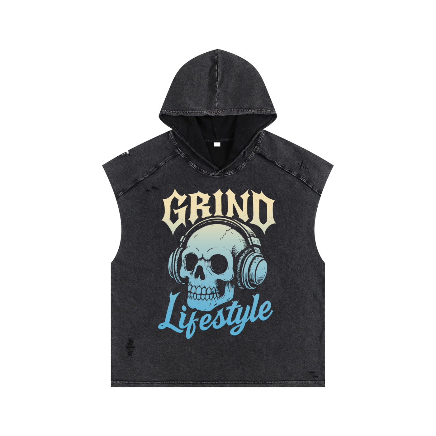 Hear No Evil Variant Boxy Hooded Tank Top