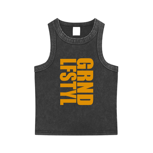 GRND LFSTYL Snow Washed Tank Top