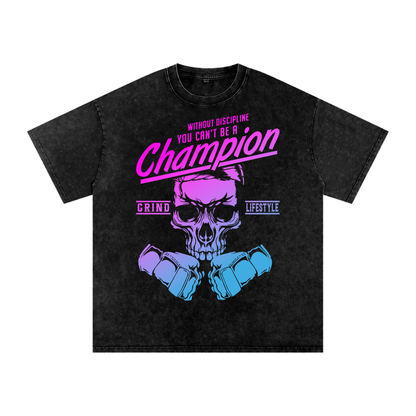 Champion Variant Acid Wash Oversize T-Shirt